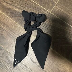 Gymshark Black Hair Scrunchie with Bow